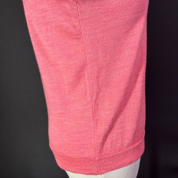 J. Crew Size S Margot Crewneck Sweater Merino Wool Pullover Pink AM146 - Picture 5 of 12